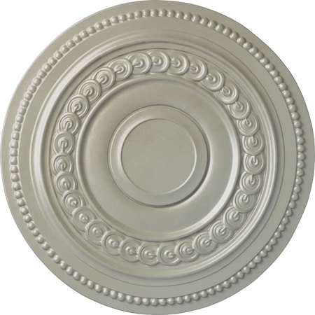 Ekena Millwork Oldham Ceiling Medallion (Fits Canopies up to 8 5/8"), Hand-Painted Flash Copper, 18"OD x 1 1/4"P CM18OLFCS